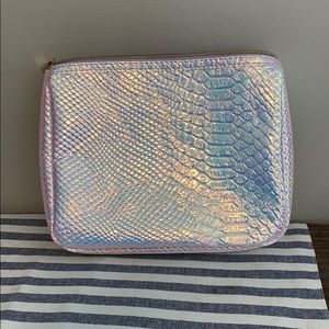 Tarte holographic makeup bag
